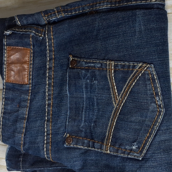 UGS Underground Soul  Distressed Bootcut Blue Jeans Size 11 - Picture 12 of 16